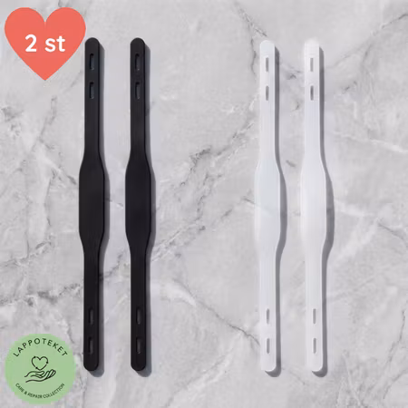 Fothällor fotremmar i silikon 2-pack - Reservdel till regnbyxor & overaller