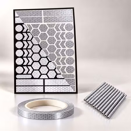 Reflexer till cykel – reflexkit med ekerreflexer, reflextejp & reflexdekaler