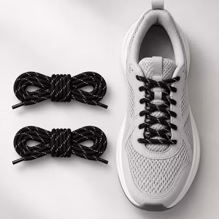 Runda premium skosnören 120 cm – flerfärgade & slitstarka
