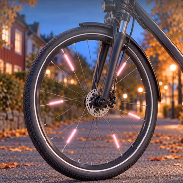 Ekerreflexer i färg 12-pack – dekorativa cykelreflexer