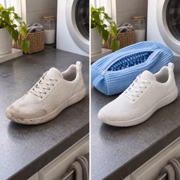 Skotvättpåse med mikrofiber – för sneakers och skor i tvättmaskin