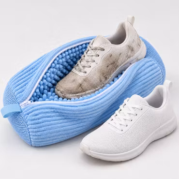 Skotvättpåse med mikrofiber – för sneakers och skor i tvättmaskin