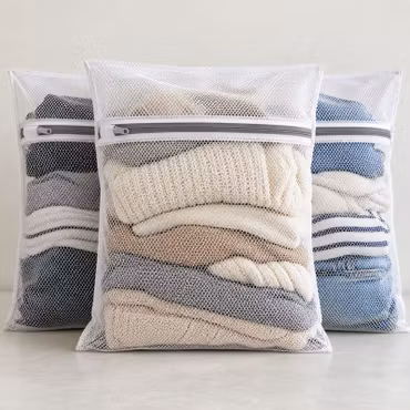 Stor Tvättpåse 50x40 cm – Slitstarkt tvättnät för skonsam tvätt