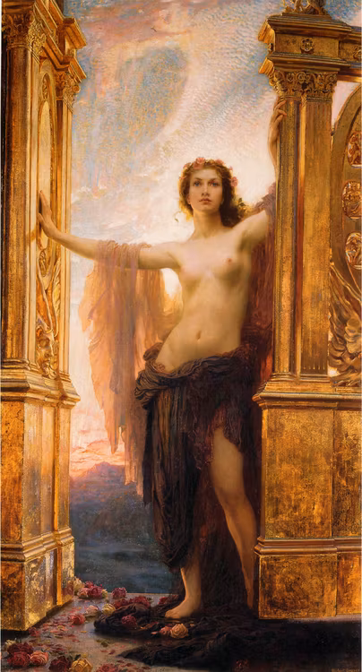 AURORA GRYNINGENS GUDINNA av HERBERT DRAPER