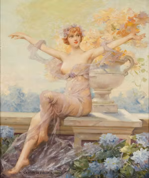 GUDINNAN FLORA av LOUISE ABBÉMA