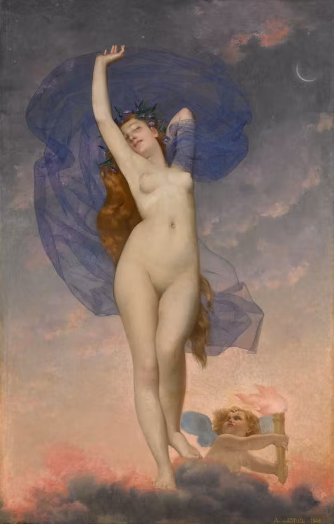 AURORA MORGONRODNADENS GUDINNA av Adolphe Alexandre Lesrel