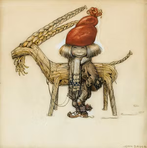 TOMTEPOJKE VID JULBOCK