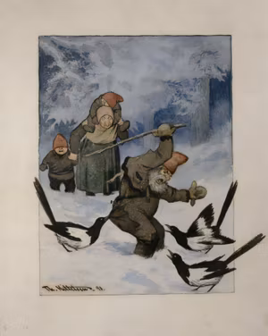 ETT ÖVERFALL - TOMTE ATTACKERAD AV ETT GÄNG SKATAR