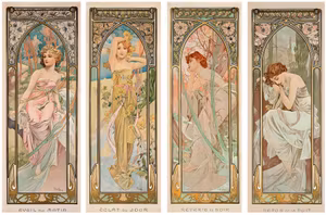 DYGNETS TIDER 1899 Jugend MUCHA