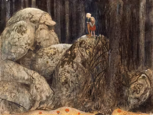 BARNEN OCH STENTROLLET