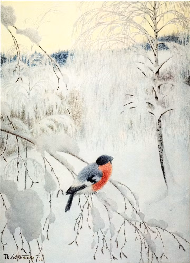 DOMHERRE - VINTERMORGON av THEODOR KITTELSEN