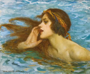 EN LITEN SJÖJUNGFRU av WILLIAM HENRY MARGETSON