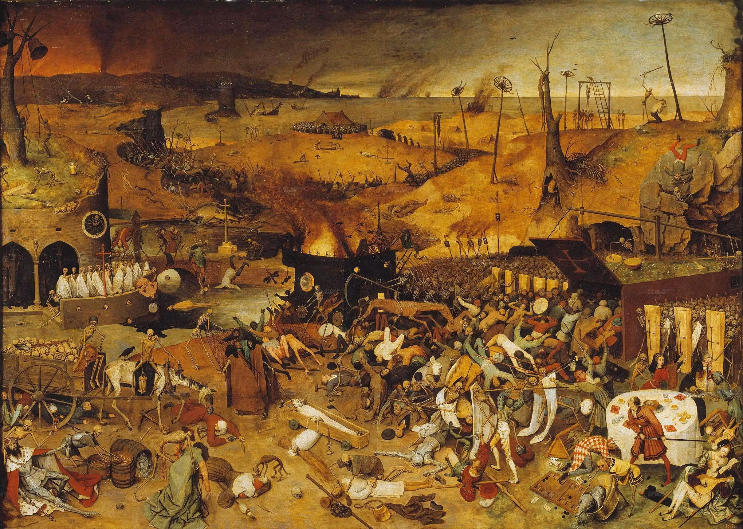 DÖDENS TRIUMF av PIETER BRUEGEL DEN ÄLDRE