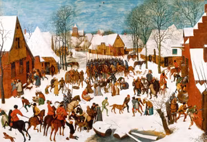 MASSAKERN AV DE OSKYLDIGA av PIETER BRUEGEL DEN ÄLDRE