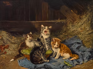 BONDKATTUNGAR PÅ HÖLOFTET av JULIUS ADAM