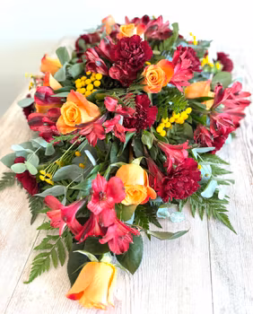 Låg droppformad dekoration 90 cm