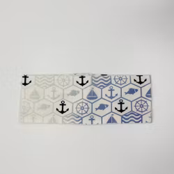 Magisk Pannebånd med maritimt mønster, str.3-6år