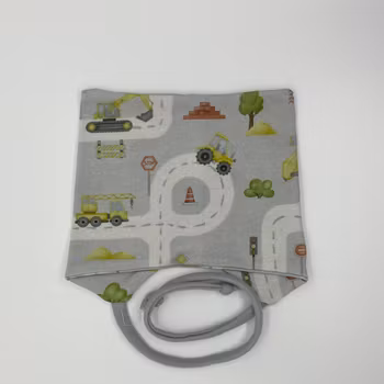 Knytelue med biler og veier, str.0-4mndr