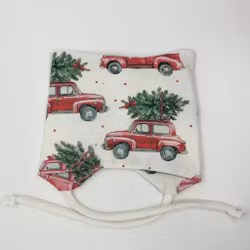 Knytelue med juletrebil, str.0-4mndr