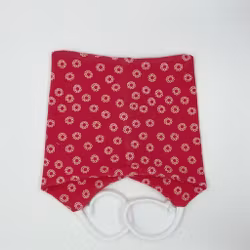 Rosa blomstrete knytelue, str.1-2år