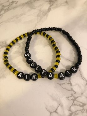 Armband AIK/GNAGET/STOLTA AIK/Gult och svart