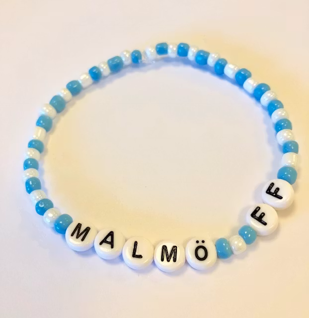 Armband MALMÖ FF/MALMÖ MED TVÅ STJÄRNOR