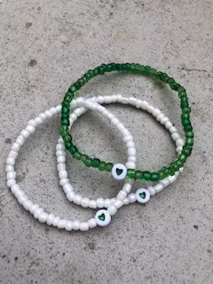 Armband HAMMARBY/BAJEN/FORZA BAJEN/GRÖNT OCH VITT