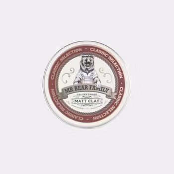 Mr Bear Family Pomade Matt Clay Golden Ember, 100 g
