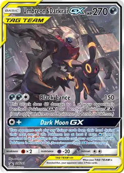 Umbreon & Darkrai GX NM