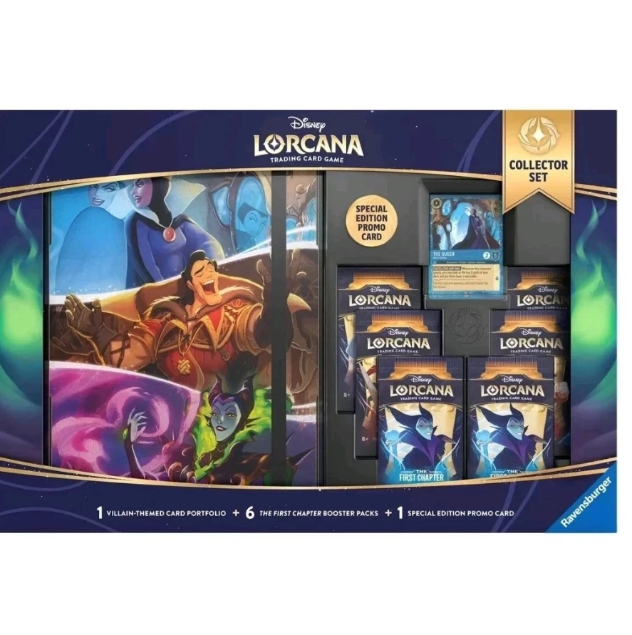 LORCANA First Chapter Collector Set 6 Packs Portfolio Queen Promo