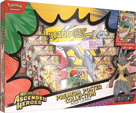 Ascended Heroes Poster Collection Lucario