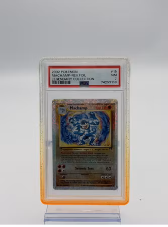 Machamp Legendary Collection Reverse Holo PSA 7