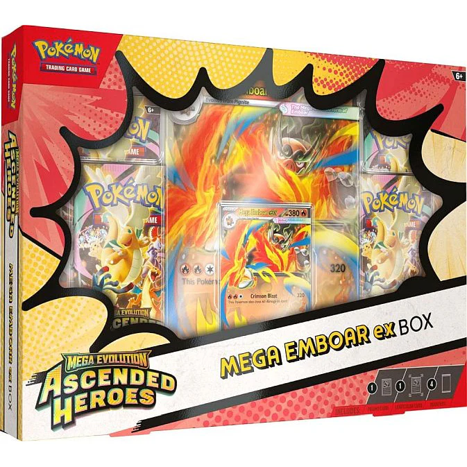 Ascended Heroes Mega Emboar ex Box