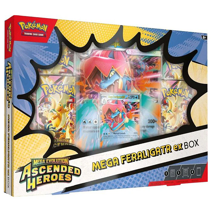 Ascended Heroes Mega Feraligatr ex Box