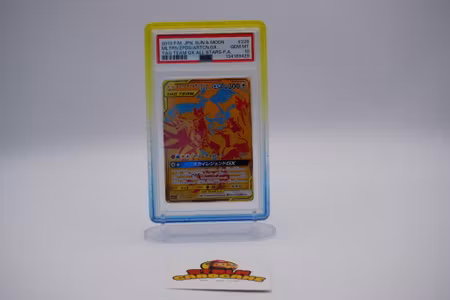 PSA 10 Moltres, Zapdos Articuno GX (Japansk)