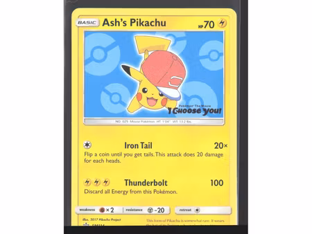Ash's Pikachu - SM114 - SM Black Star Promos