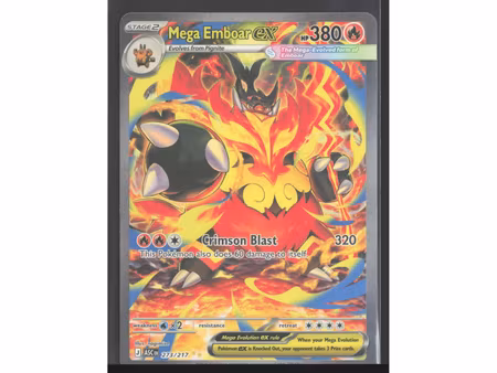 Mega Emboar ex - 273/217 - Ascended Heroes