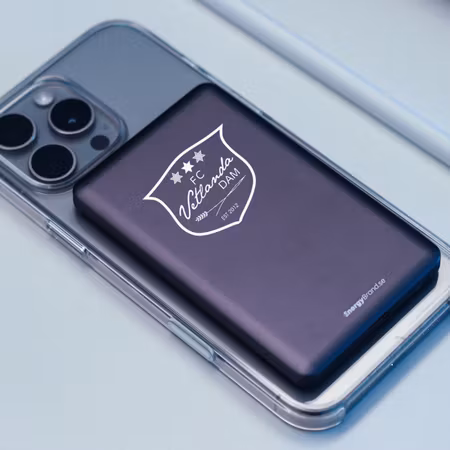 Trådlös/magnetisk powerbank 5000 mAh