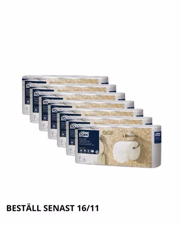 Toalettpapper 56 rullar/säck LSS