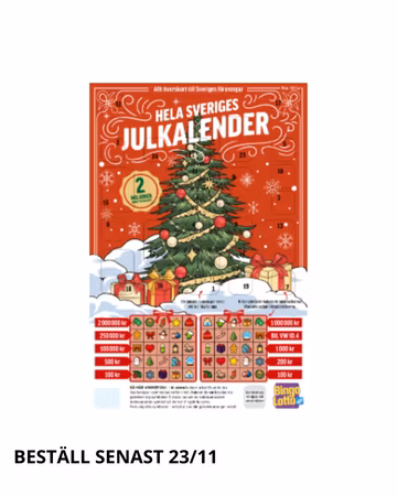 BingoLottos Julkalender - LSS