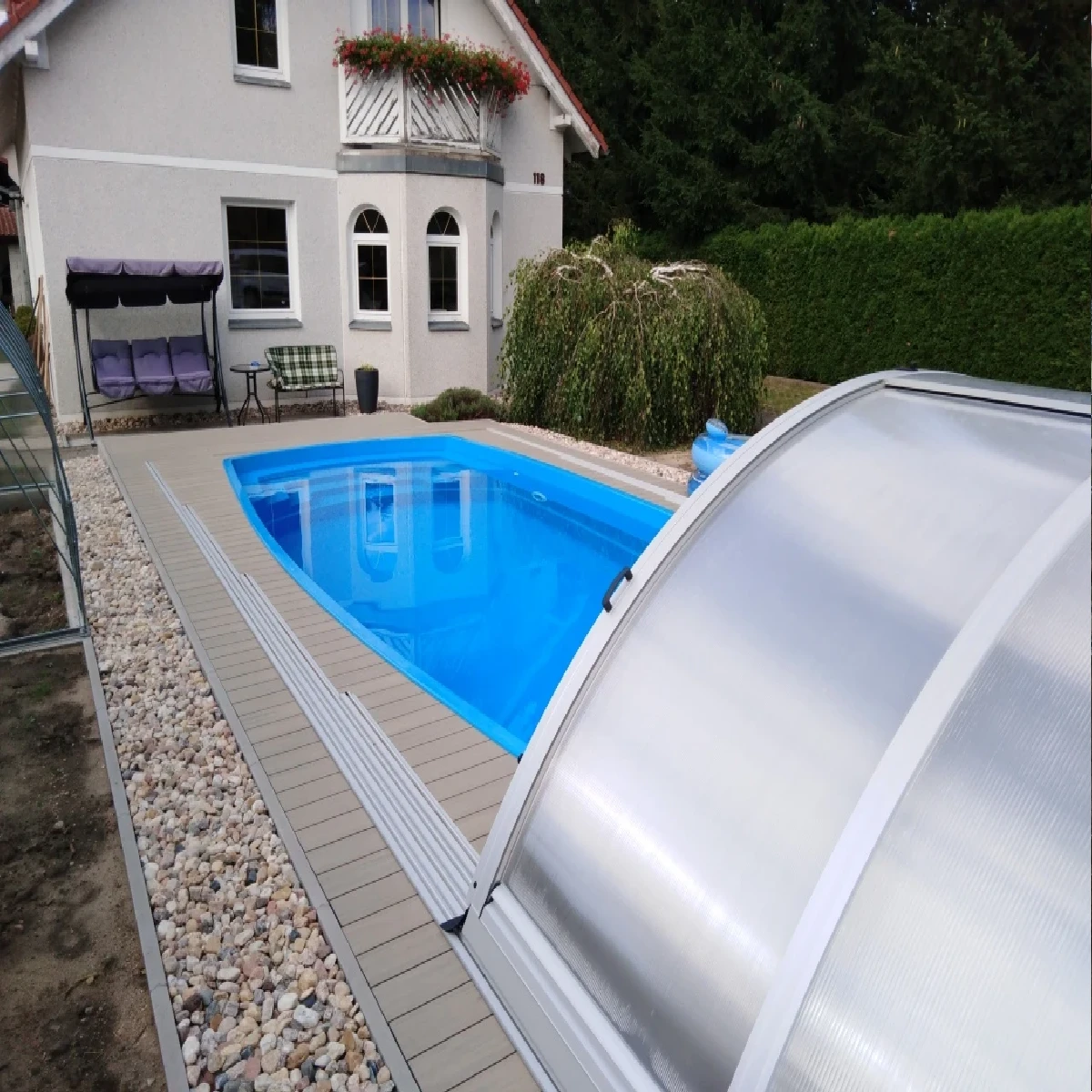 Glasfiberpool Orion -  en stjärna bland pooler