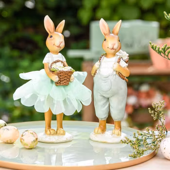 Kanin i mint - jente - 17 cm