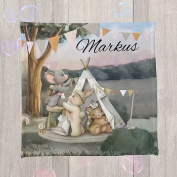 Vaskeklut - indianere i telt