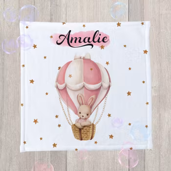 Vaskeklut - kanin i luftballong