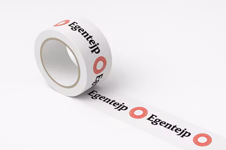 Packtejp med eget tryck – PP Hot Melt, 50 mm, 12-pack | EgenTejp
