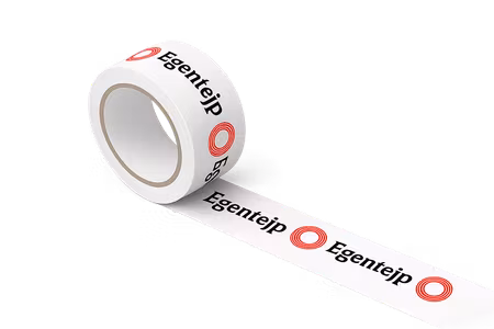 Packtejp med eget tryck – PP Hot Melt, 50 mm, 12-pack | EgenTejp