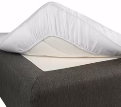 Dra på lakan Satin 180x200 Vit Borganäs of Sweden