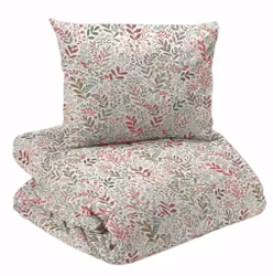 Hage Bäddset Pistage Blommigt Enkeltäcke 150x210 Redlunds