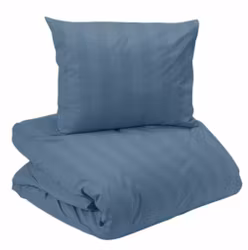 Mirage Bäddset Hotell Satin Blå Enkeltäcke 150x210 Redlunds