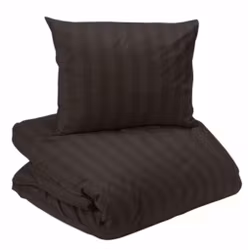 Mirage Bäddset Hotell Satin Choklad Enkeltäcke 150x210 Redlunds